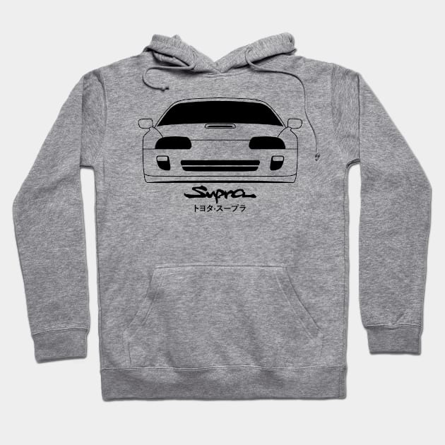 Toyota Supra 2JZ GTE JDM Car Hoodie by petrolhead